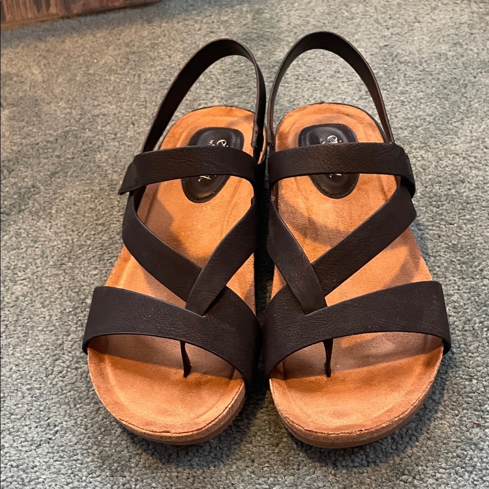 Eurosoft black sandals